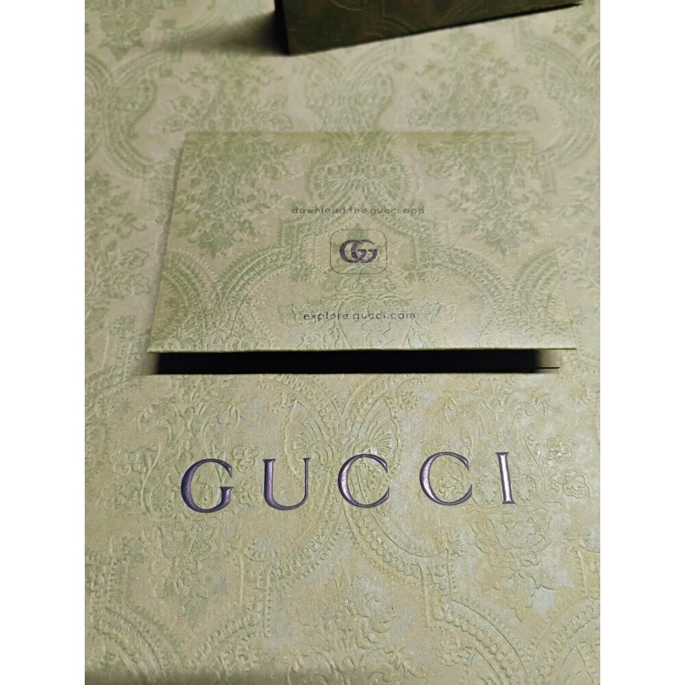 Lot 5x GUCCI Authentic Folding Card / Receipt Holder | MINT Pre-owned - Picture 3 of 4